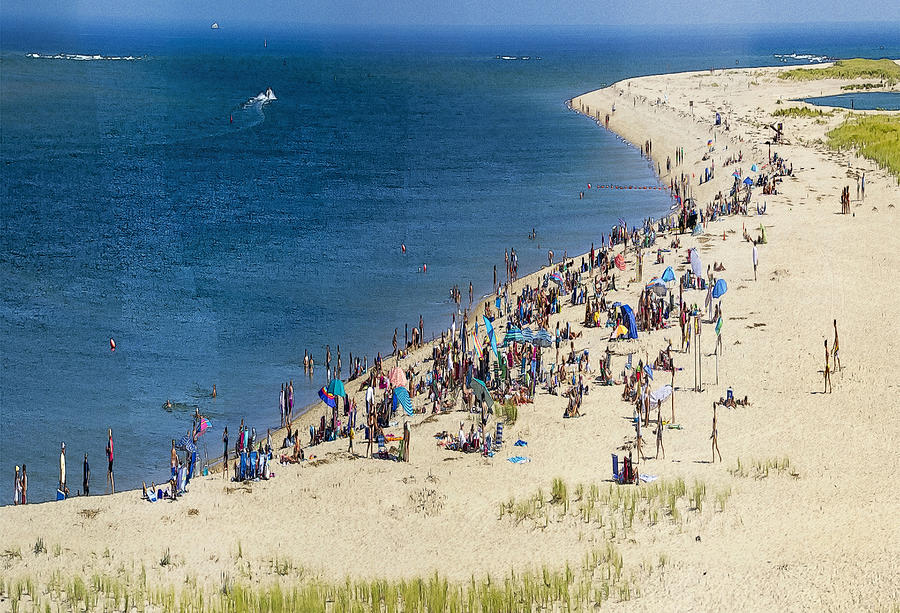 Cape Cod Americana Chatham Light Beach Photograph by Constantine Gregory