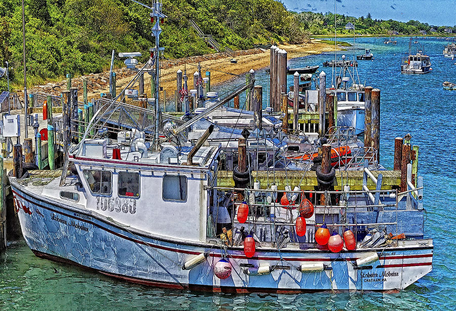 Cape Cod Americana Chatham Lobster Boat Photograph by Constantine Gregory