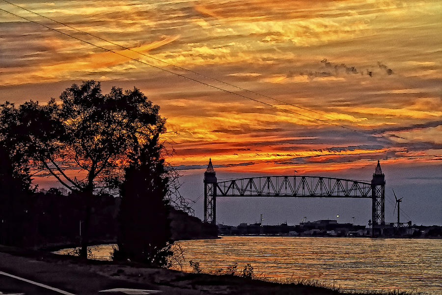 Cape Cod Canal Sunset  Photograph by Constantine Gregory