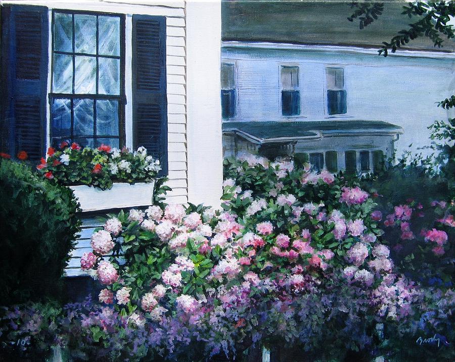 Cape Cod Flowers Painting by William Brody