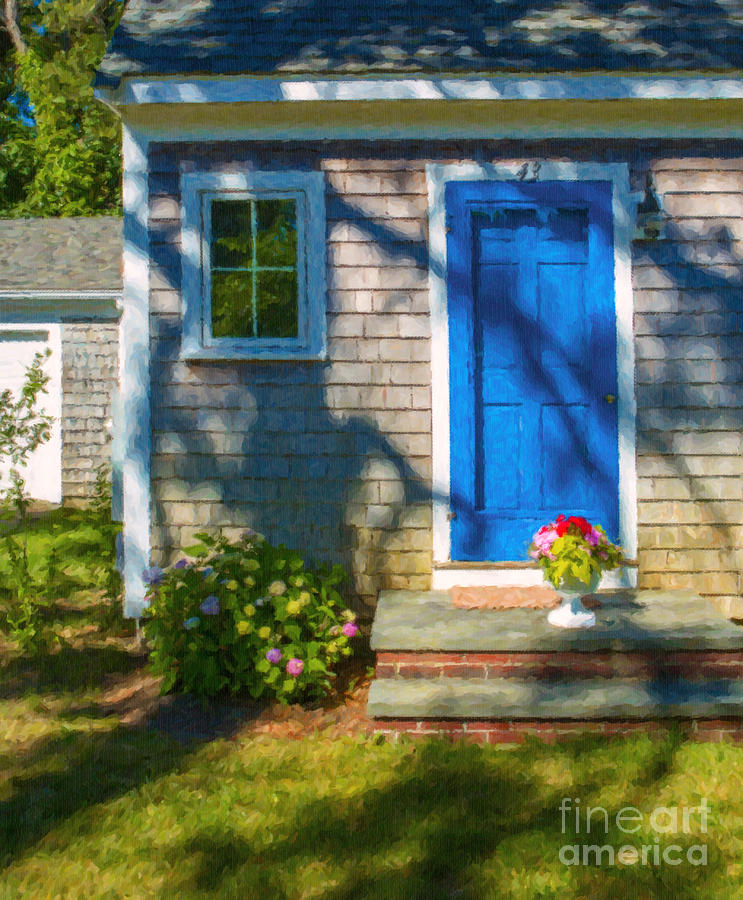 Summer Photograph - Cape Cod House by Diane Diederich
