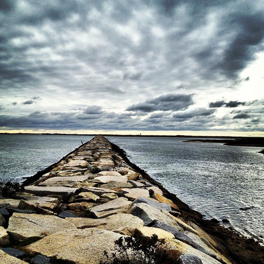 Nature Photograph - Cape Cod Jetty by Amy Baker