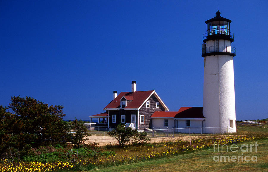 Cape Cod Or Highland Lighthouse Photograph by Skip Willits