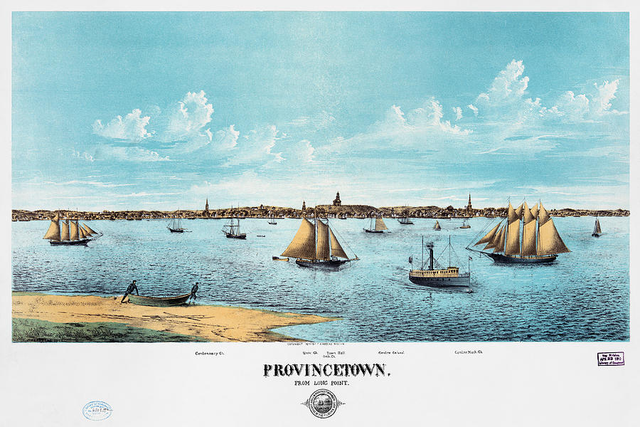 Cape Cod Provincetown Painting by Granger