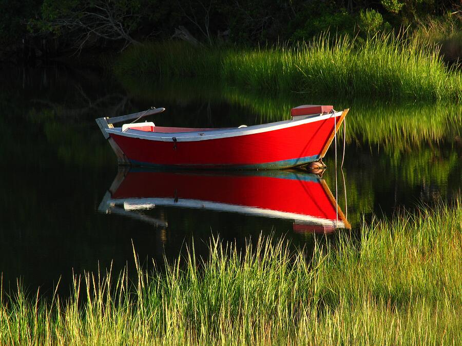 Boat Photograph - Cape Cod Solitude by Juergen Roth