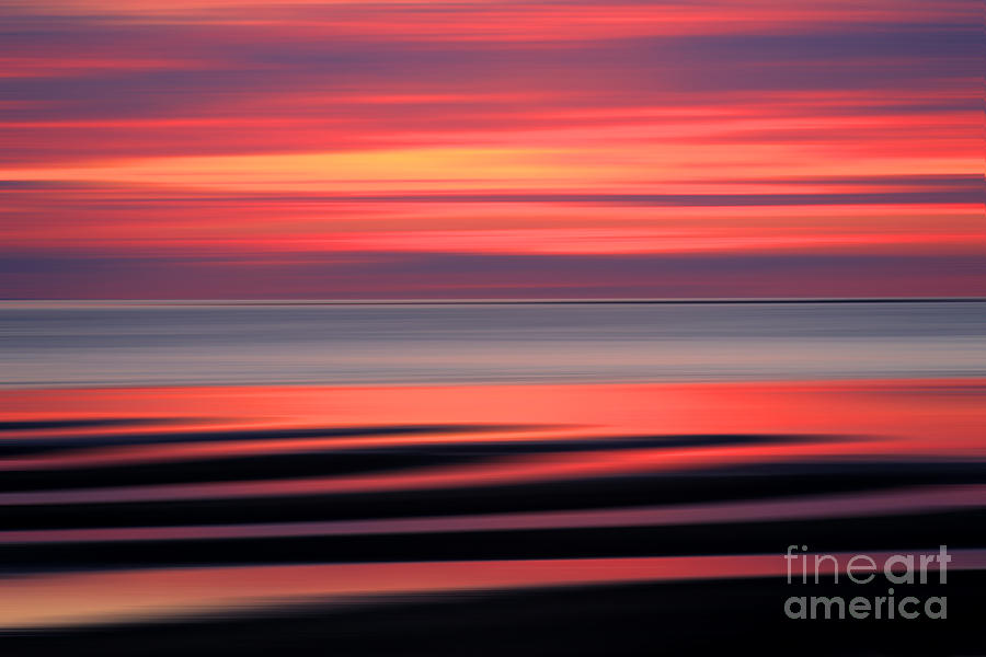 Cape Cod Sunset Abstract Digital Art by Jayne Carney