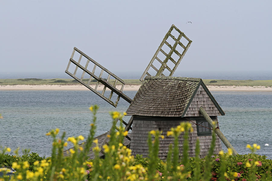 Landmark Photograph - Cape Cod Windmill by Juergen Roth