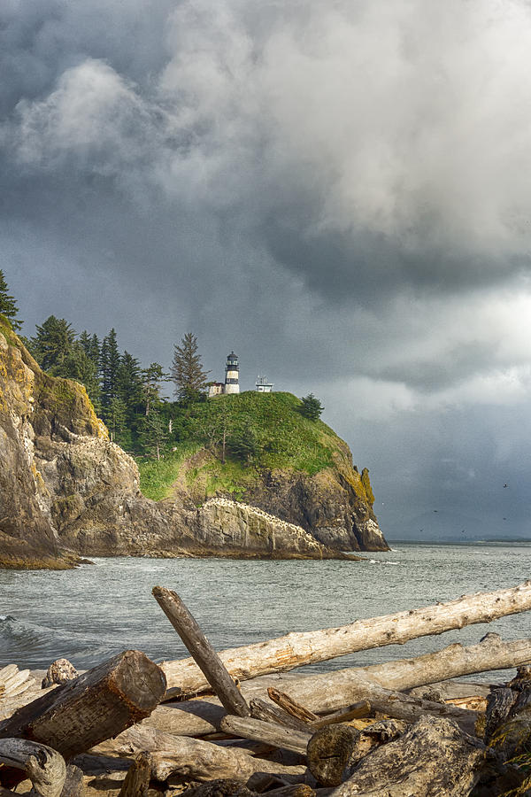 Cape Disappointment Lighthouse Photograph by Jayme Spoolstra