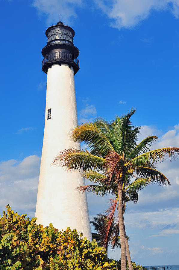 Cape Florida Light lighthouse Miami Photograph by Songquan Deng
