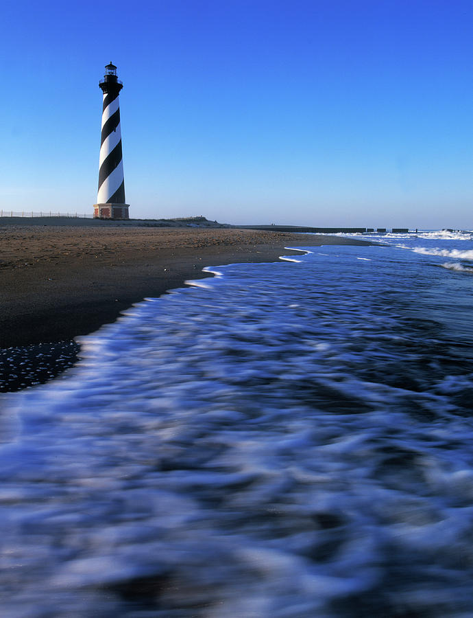 Cape Hatteras Lighthouse On The Coast Photograph by Panoramic Images