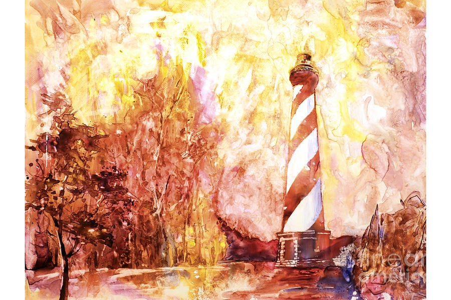 Cape Hatteras Lighthouse Painting by Ryan Fox