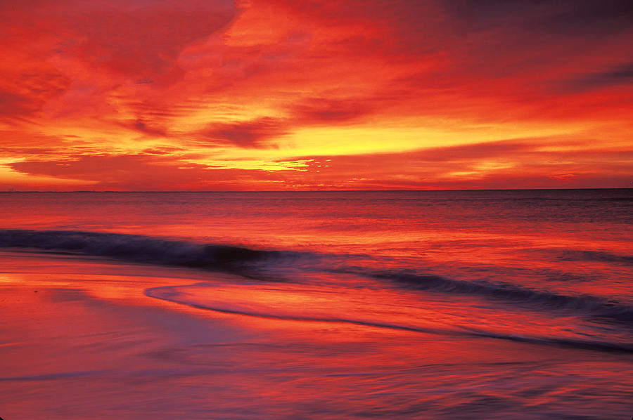 Cape Hatteras Sunrise Photograph by Jim Dollar