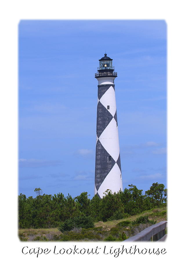 Lighthouse Photograph - Cape Lookout Light 2014 13 by Cathy Lindsey