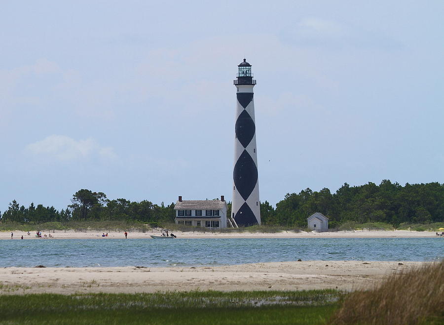Lighthouse Photograph - Cape Lookout Light 2014 18 by Cathy Lindsey