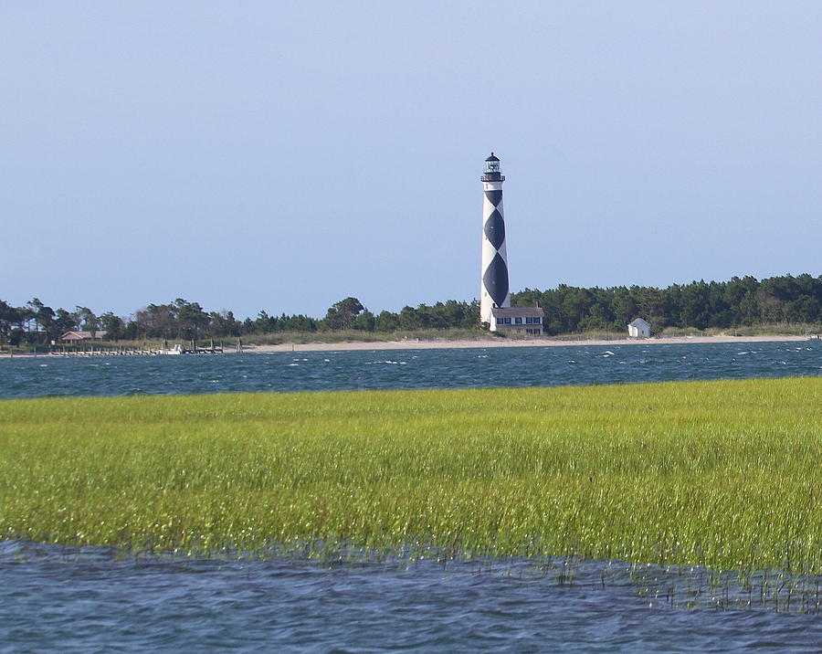 Lighthouse Photograph - Cape Lookout Lighthouse 8 by Cathy Lindsey