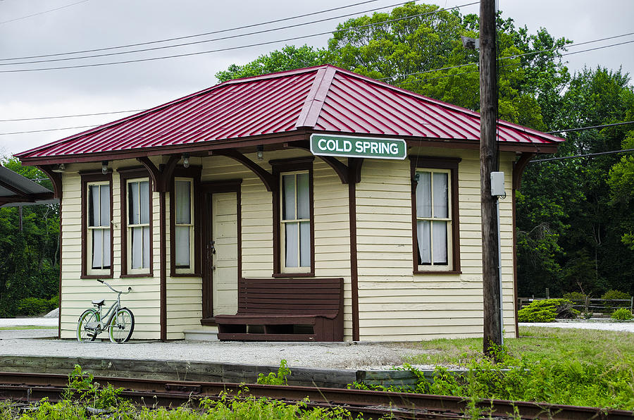 Cape May - Cold Spring Village Station Photograph by Bill Cannon