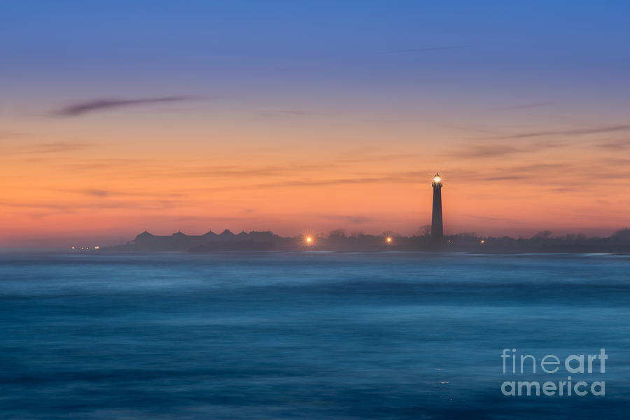 Landscape Photograph - Cape May Lighthouse Sunset by Michael Ver Sprill