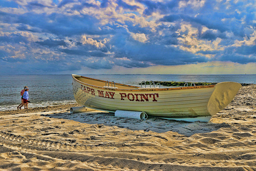 Cape May Point N J Rescue Boat Photograph by Allen Beatty