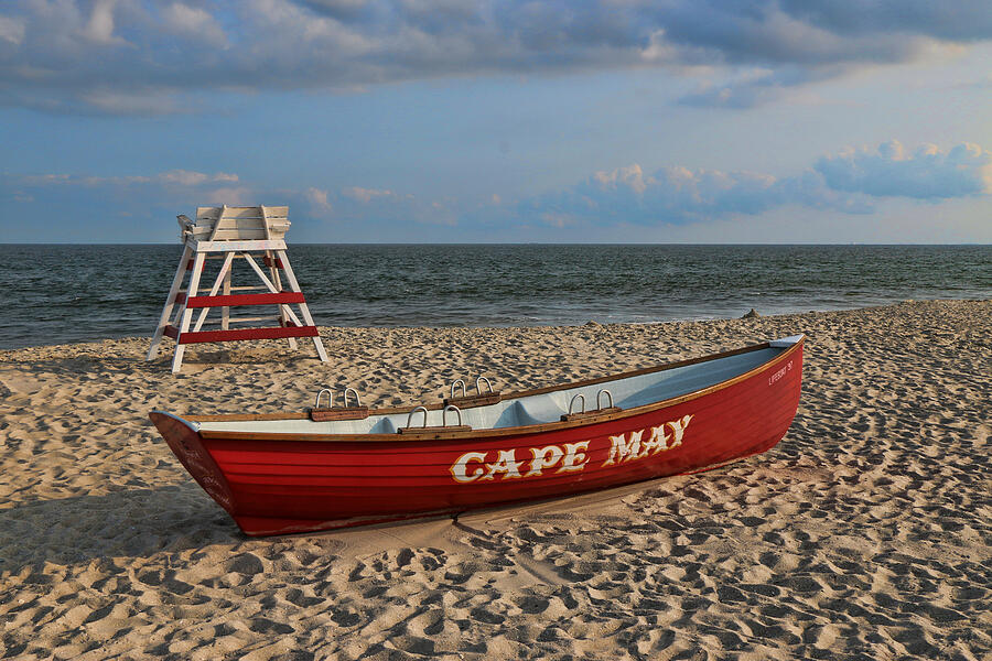 Cape May N J Rescue Boat Photograph