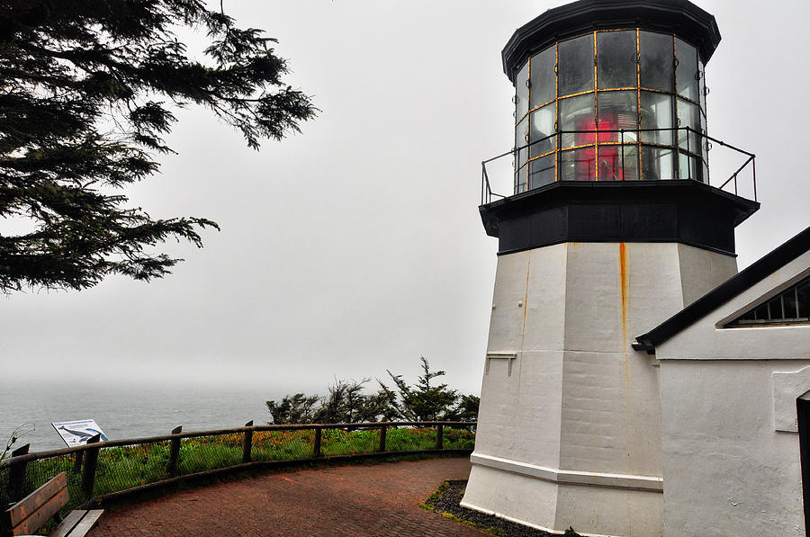 Cape Meares Lighthouse - Oregon Photograph by Bruce Friedman