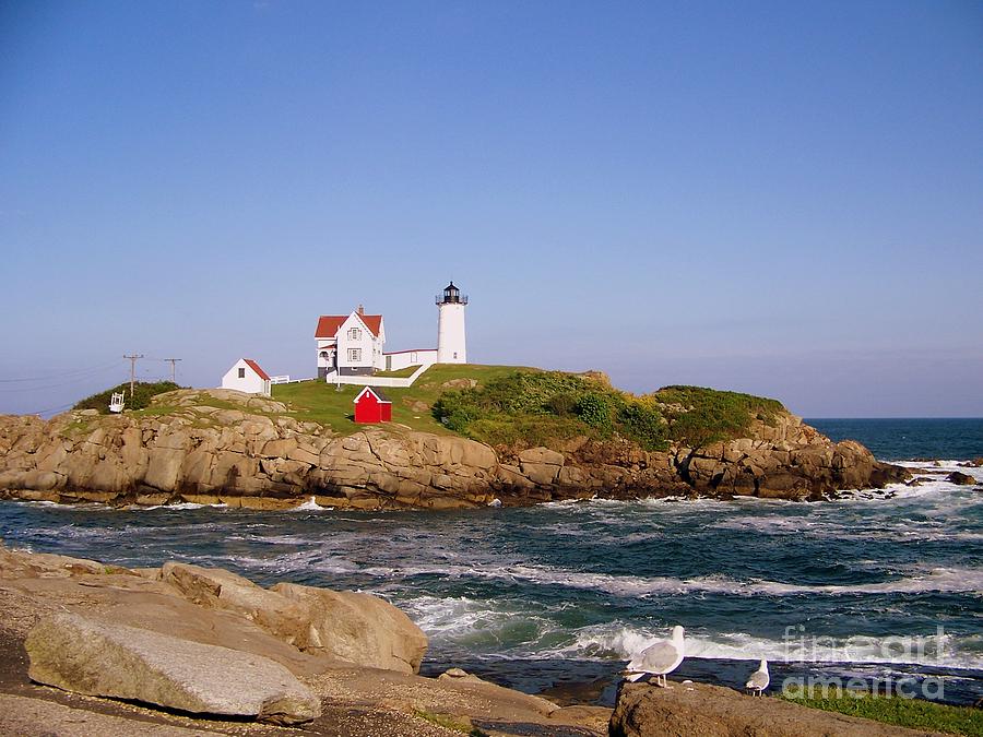 Maine Lighthouse Photograph by Eunice Miller