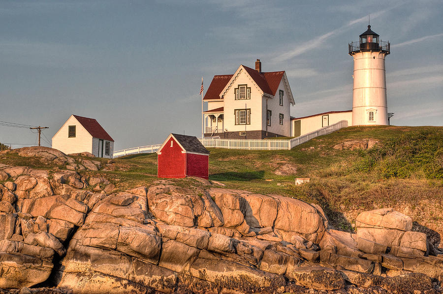 Cape Neddick Lighthouse in Evening Light 2 Photograph by At Lands End ...