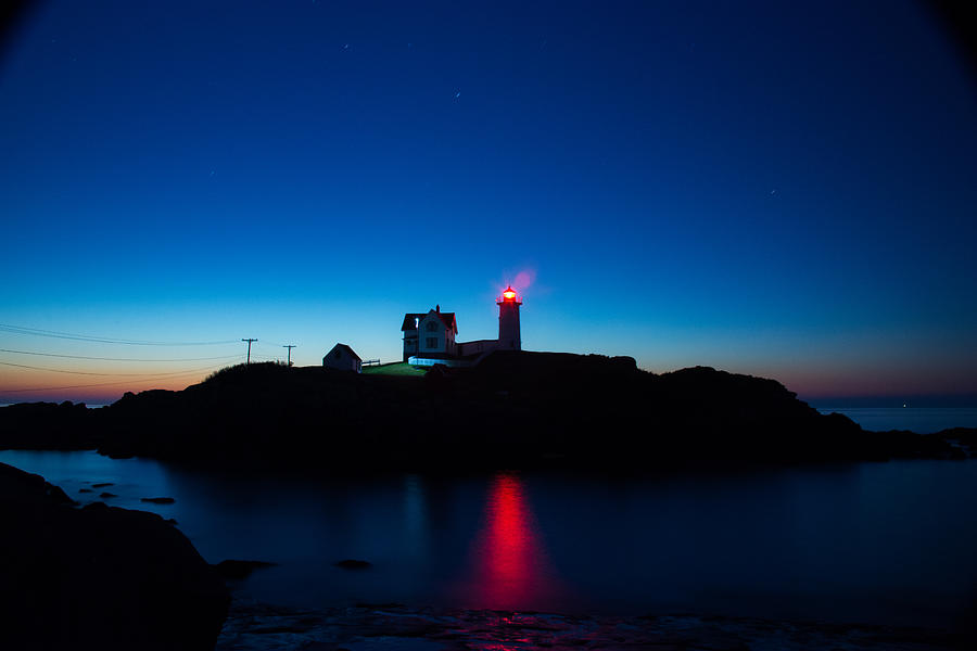 Cape Neddick Lighthouse Photograph by Jean Hutchison