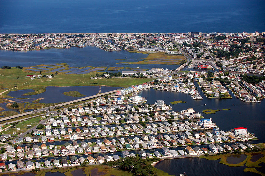 Cape Windsor - Fenwick Island Aerial Photograph by Bill Swartwout