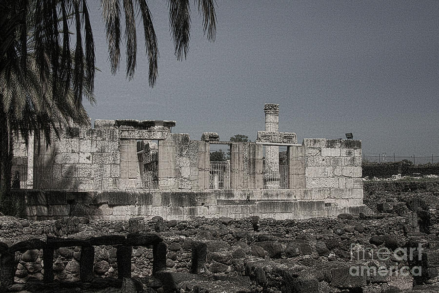 Capernaum Synagogue Photograph by Tom Griffithe