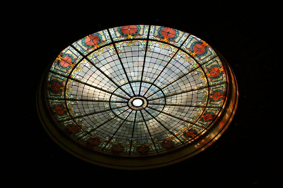 Capital Building Stained Glass 2 Photograph by Susan McMenamin