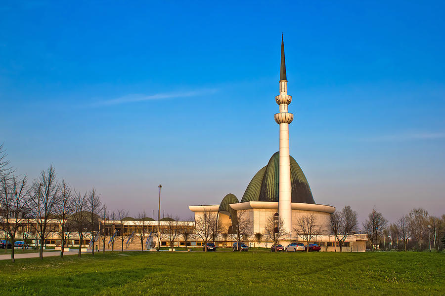 Capital of Croatia Zagreb mosque Photograph by Brch Photography