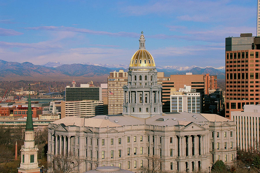 Capitol Building In Denver, Co Photograph by Panoramic Images