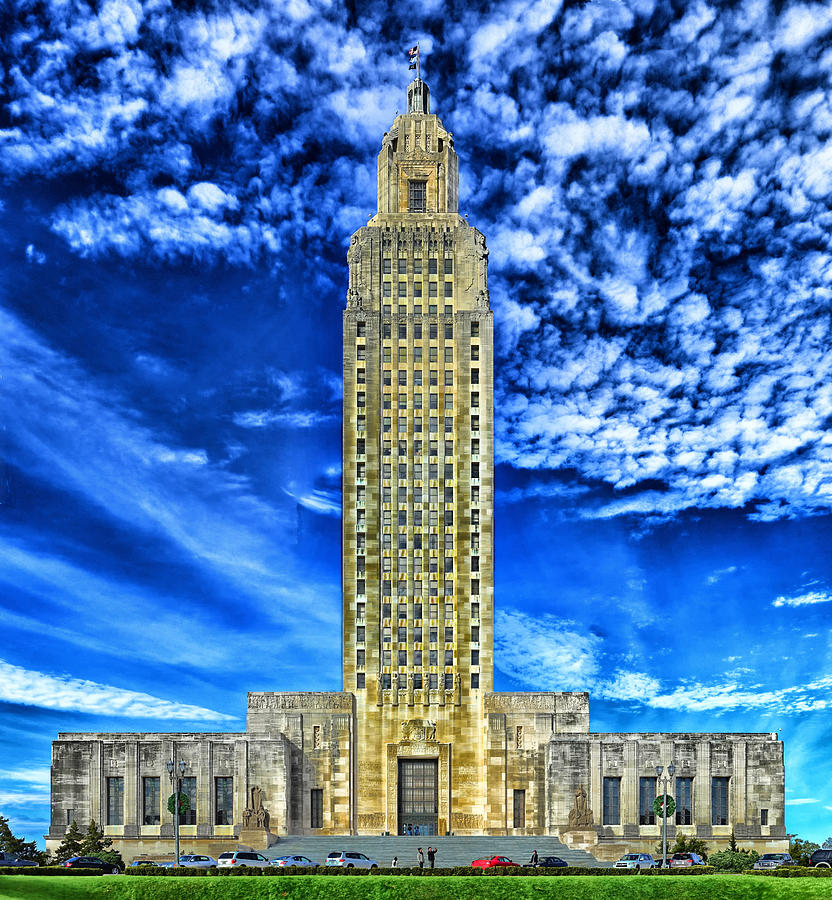 Baton Rouge Photograph - Capitol Building of Louisiana by Mountain Dreams