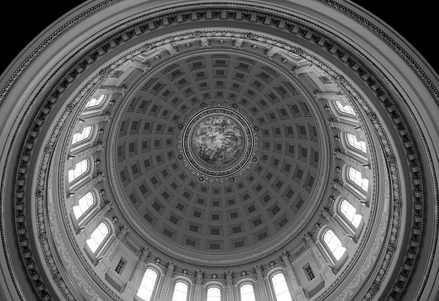 Madison Photograph - Capitol Dome - Wisconsin by Jenny Hudson