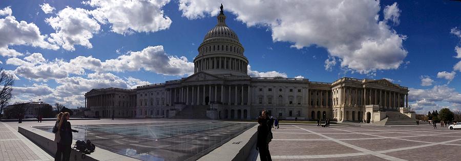 Washington D.c. Photograph - Capitol Early Spring by Lois Ivancin Tavaf