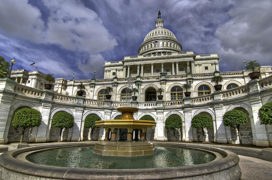 Capitol Fountain Photograph by Tim Stanley