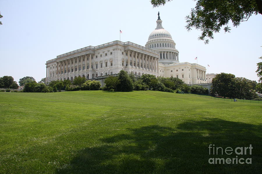 Architecture Photograph - Capitol Hill View Washington DC by Christiane Schulze Art And Photography