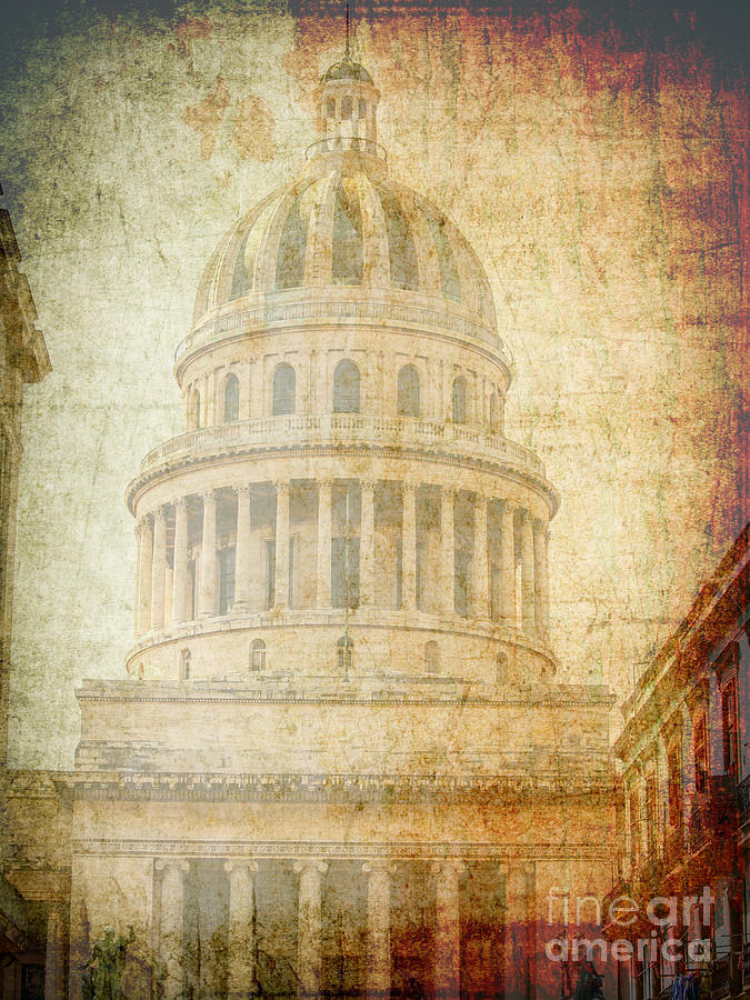 Capitol In Havana Digital Art