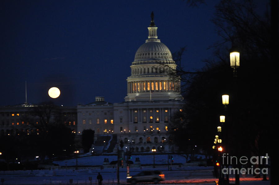 Capitol Lights Photograph by Nona Kumah