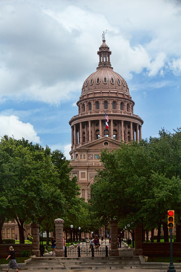 Capitol of Texas Gate Trees Photograph by Linda Phelps | Fine Art America