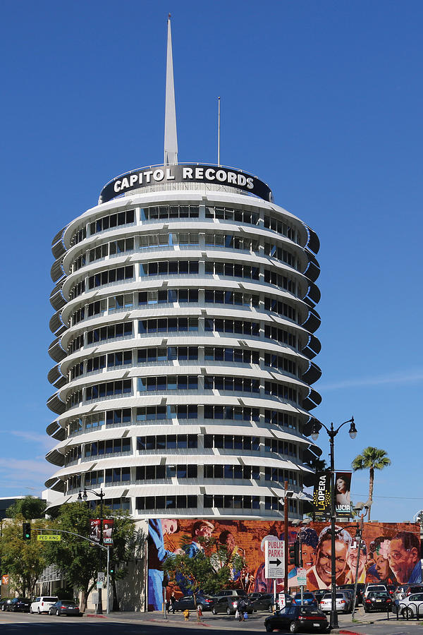 Hollywood Photograph - Capitol Records Building by Bill Jonas