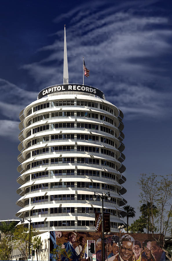 Los Angeles Photograph - Capitol Records Building by Endre Balogh
