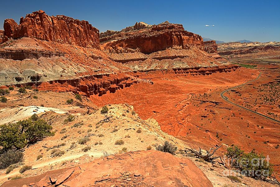 Capitol Reef Colorful Landscape Photograph by Adam Jewell