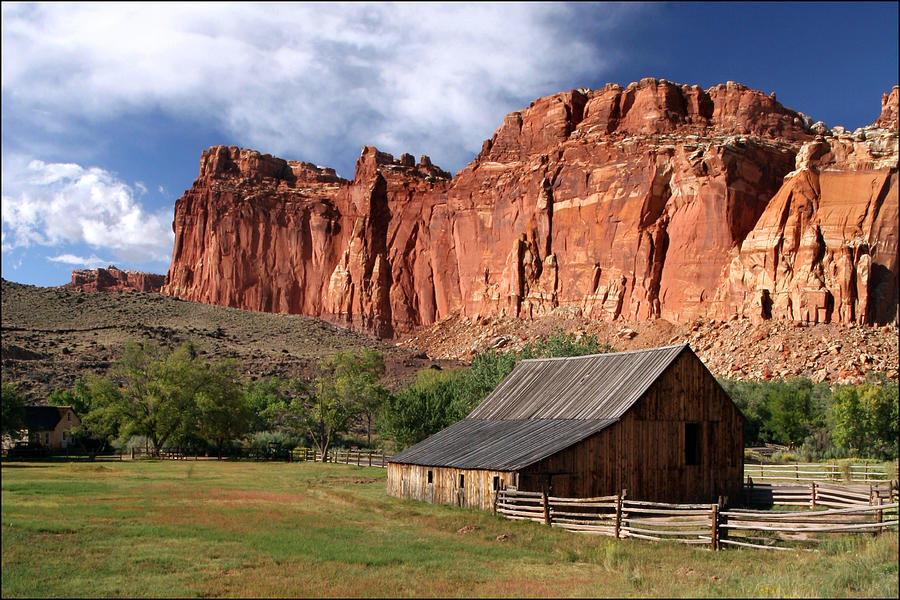 Capitol Reef Homestead Photograph by Wes and Dotty Weber