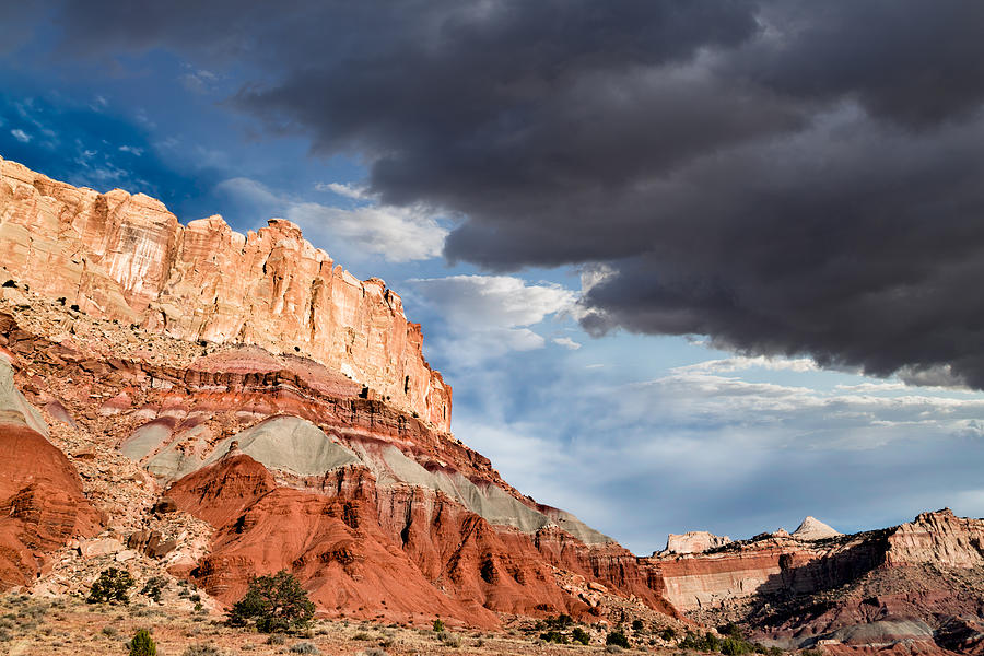 Capitol Reef Storm Clouds Photograph by Kathleen Bishop