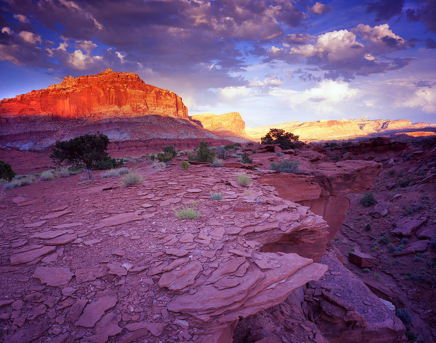Capitol Reef Sunset Photograph by Ray Mathis