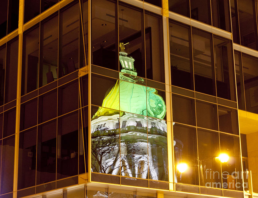 Capitol reflection Photograph by Steven Ralser