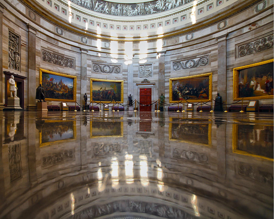 Washington D.c. Photograph - Capitol Rotunda by Mitch Cat