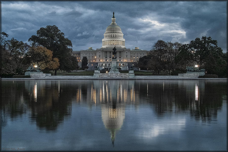 Capitol Storm Photograph by Erika Fawcett