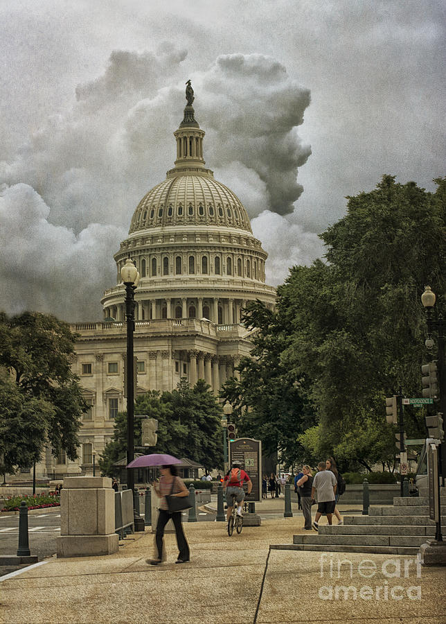 Capitol Storm Photograph by Terry Rowe